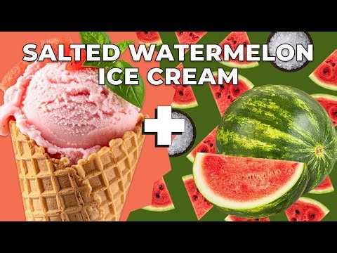 I Made SALTED WATERMELON Ice Cream – Sweet & Salty Perfection!