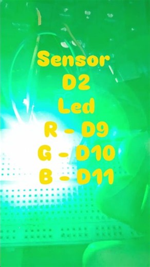 Arduino Magnet Detector with RGB LED #trending #diy #shorts