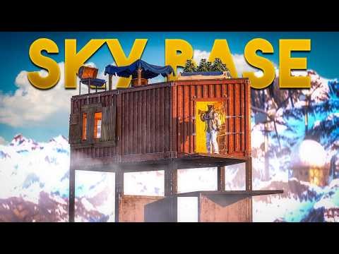 I Built an Arctic Sky Base on Official Rust