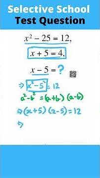 NSW Selective Maths Challenge | Can You Solve This Algebra Question? #selectiveschool #mathshorts