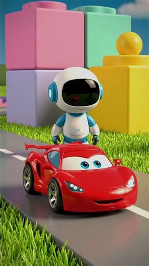Toy Avatar & Car 🚗🤖 | Satisfying Cartoon Short #ToyShorts#CartoonAnimation#KidsShorts
