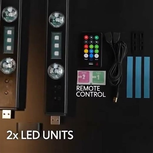 Wireless USB Car LED Light Strip