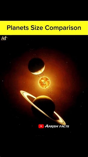 Planets Size Comparison 🌍 #shorts