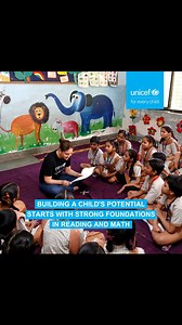 133K views · 10K reactions | The importance of giving children a strong foundation in basic skills like reading and math cannot be understated. As parents and guardians, as a community, and along with policymakers, we all have a role to play in supporting a child’s education at an early age. Let’s pledge to invest in our children's future and their education. #ForEveryChild, an education | UNICEF India | Facebook