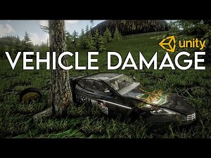Unity - Realistic Vehicle Damage | 2021 | Racing Game Project Update #9