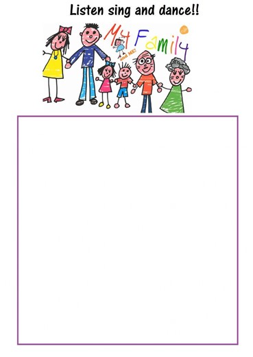 My family song interactive worksheet