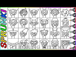 Incredibox Sprunki Sinner Edition | Incredibox Fan Art Process 🎨| New coloring Pages | NCS Music