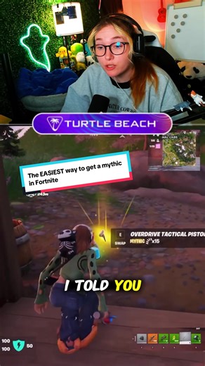 The EASIEST way to get a mythic in Fortnite #fortnite #fortniteclips #fortnitebr #fortnitetips @Turtle Beach Gaming @Turtle Beach PC @Bert