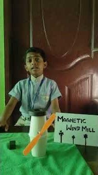 Magnetic Wind Mill - Grade 4 - Raman Award 2025 - Shree Niketan Patasala