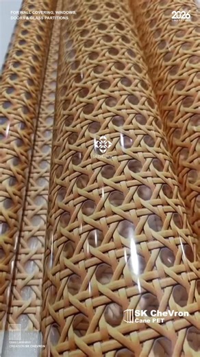 SK CHEVRON | SK CHEVRON 2026 | Cane PET Film For Laminated Glass Surface pattern is only decoration. Material is narrative. And narrative defines how... | Instagram