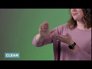 Learn How to Sign Clean in ASL | LearnHowToSign