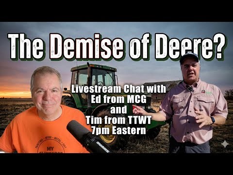 The Demise Of Deere? With My Cluttered Garage