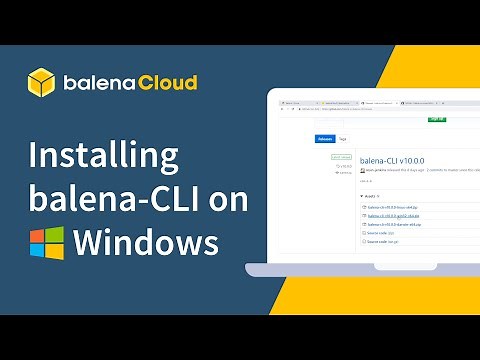 Installing Balena-CLI on Windows