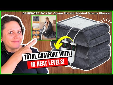 DANENOSA Queen Heated Blanket Review: Cozy, Safe & Versatile