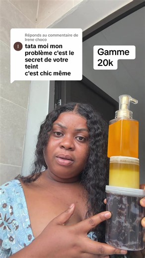 Gamme soin peau 20k : savon clarifiant, huile glow, crème chantilly