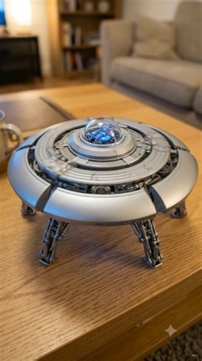 Mechanical Toy UFO Saucer Transformation 🛸 Amazing AI Mini Transformer | Nano Banana 2 + Kling AI