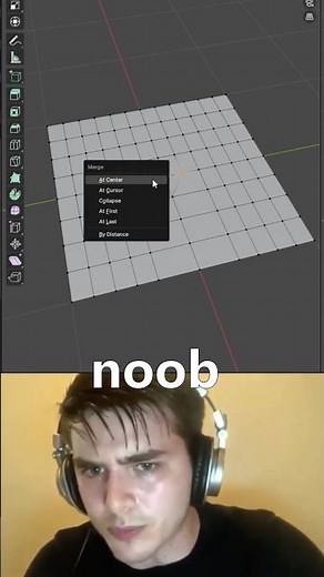 Roblox Noob vs Pro - Blender vert merging #blender #robloxgamedesign