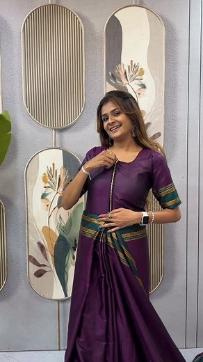 113K views · 1K reactions | ⚡New Trending Zip & Go saree⚡...