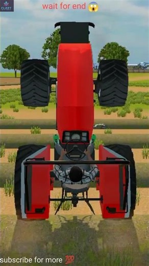 Wait For End 😳 | Tractor Stunt Gone Wrong 🚜💥 #gaming #mobilegaming