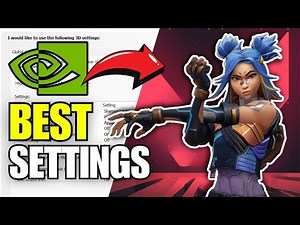 The BEST NVIDIA Settings For Valorant (New Method)