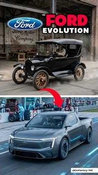 EVERY SINGLE Ford from 1908–2027 🤯 #cars #ford #evolution #shorts