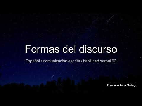 Español 02 - Formas del discurso