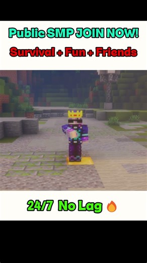 🔥 Best Minecraft SMP Server IP & Port! Join Now & Play 24/7! ⛏️🌍
