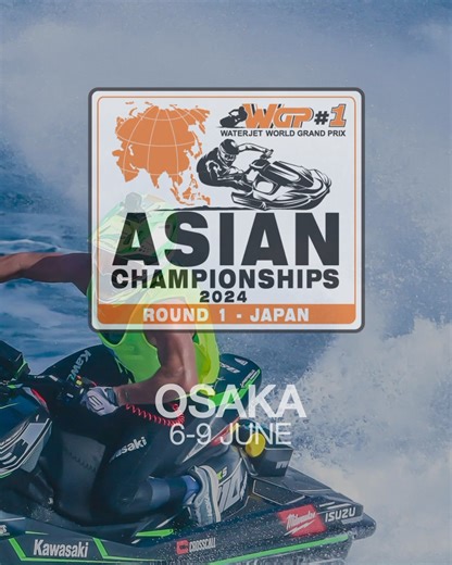 28K views · 341 reactions | パーソナルウォータークラフトのレース 「WGP#1 Asian Championship 2024」が大阪で6月6日(木)～9日(日)ついに開催。 カワサキからは昨年の世界王者ジャンブルーノ・パストレロ選手が参戦します。 本大会にはカワサキブースも出展予定です。 ▼詳細はこちら https://www.kawasaki-motors.com/ja-jp/info/jetski2024wgp1 #Kawasaki #PWC | Kawasaki | Facebook