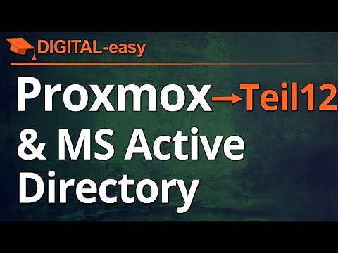 Proxmox VE 8 & VE 9 - Teil 12 - Microsoft Active Directory installieren, PVE Netzwerkkonfiguration