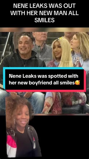 Atlanta house wives star nene leaks was spotted with her new boo at a basketball game last night. She and him were all smiles #neneleaks #atlantahousewives #popculture #popculturenews