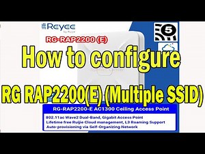 How to configure RG RAP2200(E) with multiple SSID [New AP Product of RG] 100% Working
