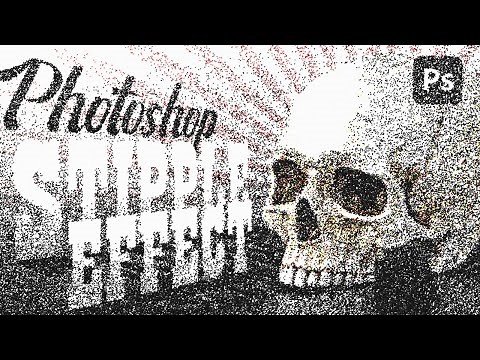 Authentic Stipple Shading Effect in Photoshop | Easy Technique Without Brushes!