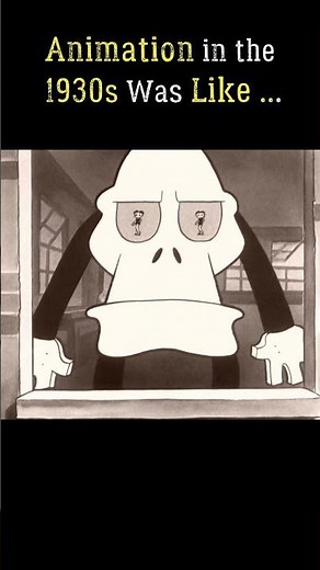 1930s Cartoons Were Absolutely Insane 👻 #vintage #animation #shorts