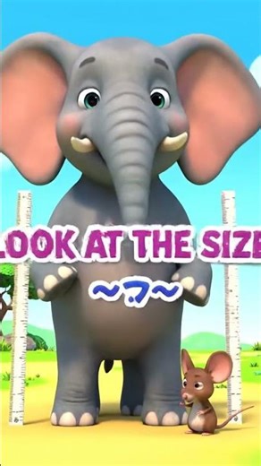 Which Is BIGGER? 🐘 vs 🐭 #shorts