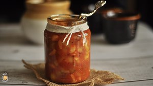 Moms Mango Pickle ( using slightly ripened green mangoes ) - Recipes are Simple