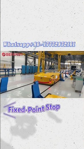 Large Size Working Line Rail Guided Vehicle #machine #machinetransport