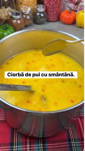 Ciorbă de pui cu smântână și cartofi. Haideți la masă.😍 #ciorba #ciorbadepui | Ella Cooking