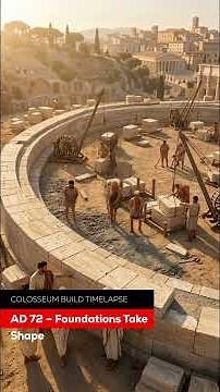The 7 WONDERS - COLOSSEUM BUILD TIMELAPSE