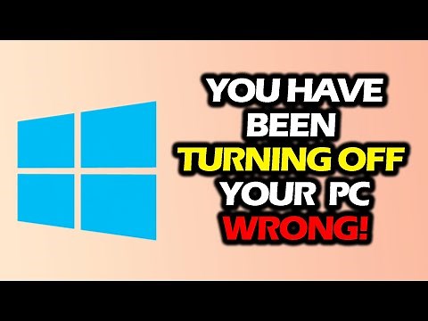 How to Properly Shut Down Your PC/Laptop | THE WAY YOU'RE TURNING OFF YOUR PC IS KILLING IT!