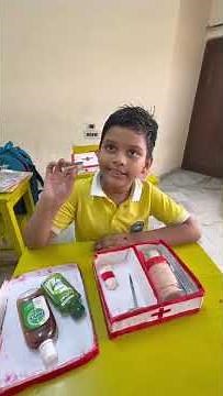 🩹 Kaksh Explains First Aid Box in School | Easy & Useful Learning