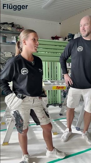 Flügger paint for professionals | Moa & Linus, NFM Måleri in Stockholm