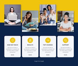 24/7 online learning - HTML5 Template by Nicepage