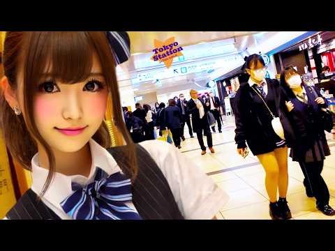Tokyo Station 🐶 Anime Street 💖 4K Nonstop 1 Hour