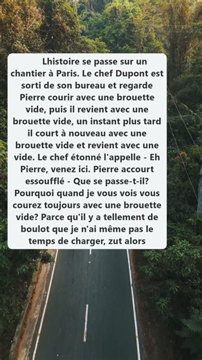 Histoire drôle d'un ouvrier sur le chantier