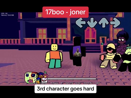 17 boo - joner #fnfmod #fnf #fridaynightfunkin #song #fypシ゚viral #roblox #robloxdance #undyingartist