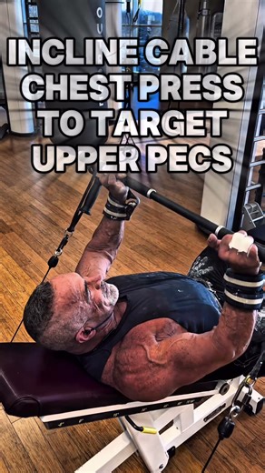 HOW TO TARGET UPPER PECS WITH A CABLE MACHINE #workout #motivation #muscle #workouttips #exercise