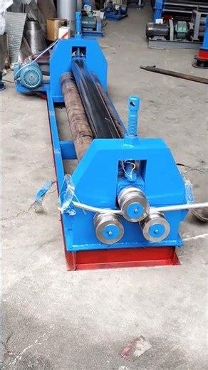 Heavy Duty Three Roller Plate Bending Machine Ready for Industrial Use
