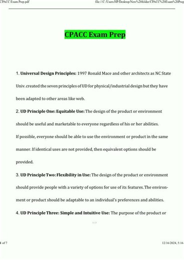 CPACC Exam Prep 2025 Questions and Answers 2025 2026 Verified Answers548