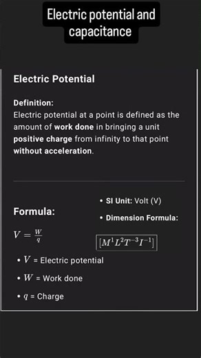 #class-12#physics#Electric potential and capacitance