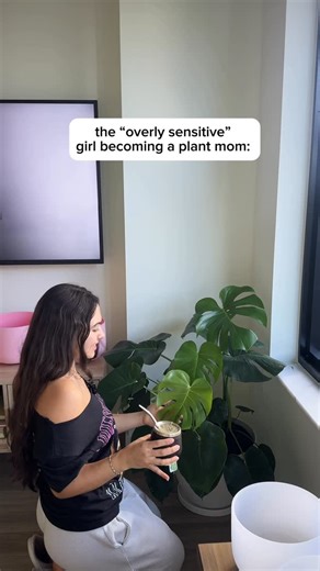 Ava Machado | UGC creator on Instagram: "If I can talk to myself for hours imagine me with plants now😂😂😂 they’re receiving all of my love #plantmom #plants"
